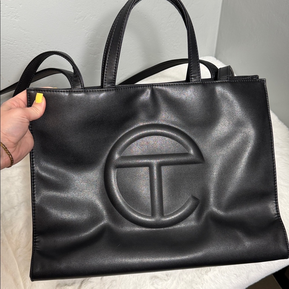 Telfar Black Tote Bag - Picture 3 of 9